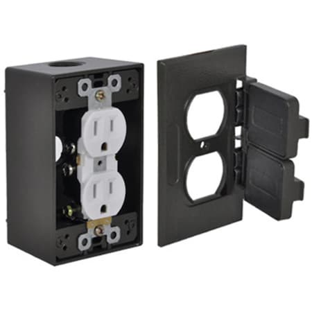 Evolve FCD35-BR Duplex Receptacle Outlet KitBronze EV564633